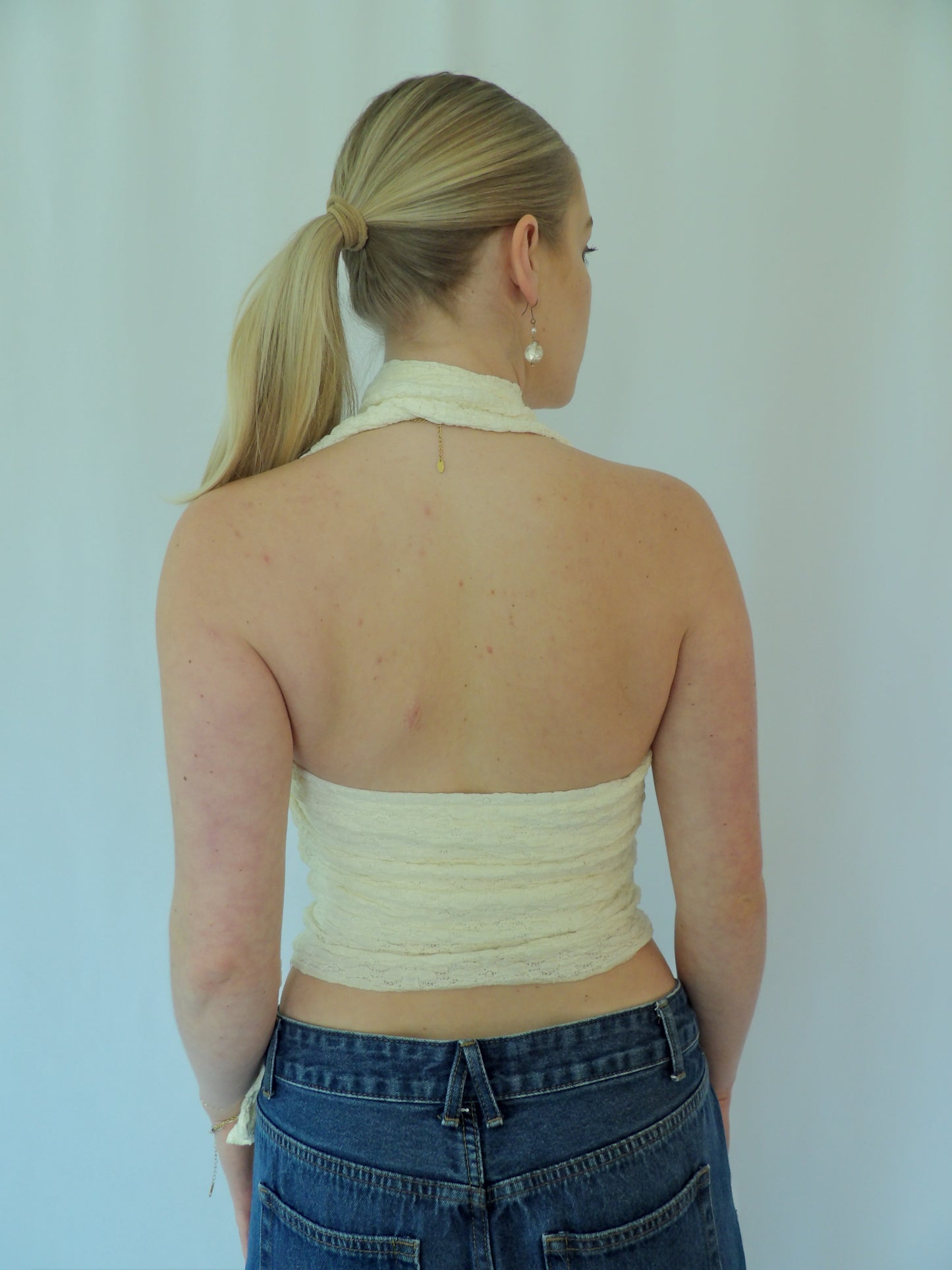 Esme Halter Top Cream