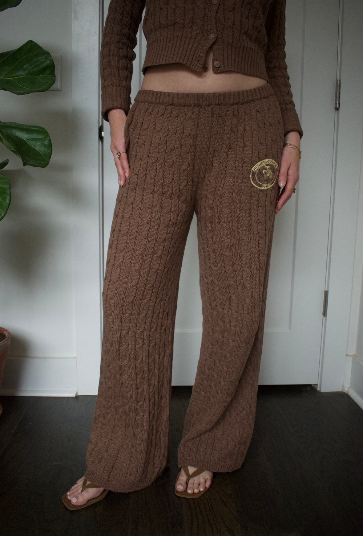 Ameile Cable Knit Pants