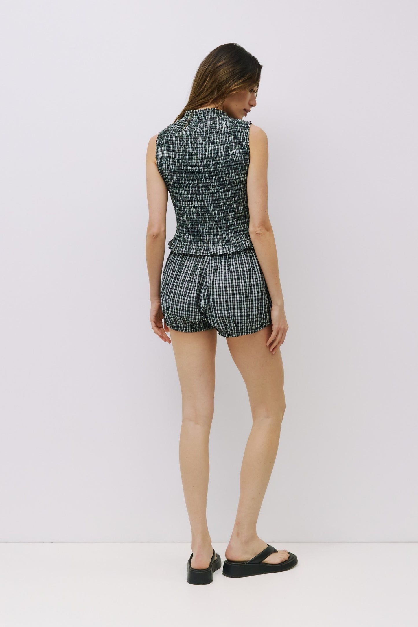 Charlotte Plaid Top