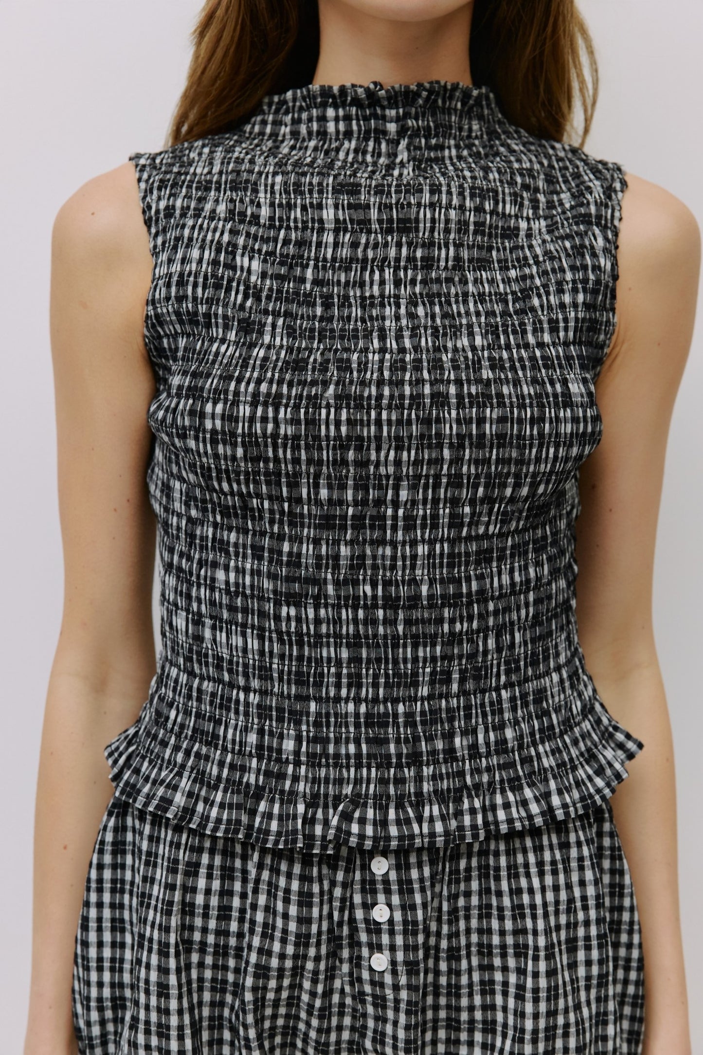 Charlotte Plaid Top