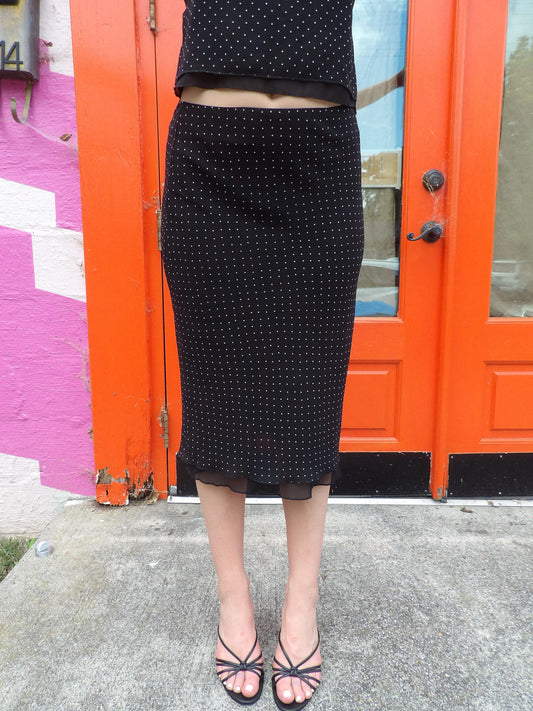 Kate Polka Dot Midi Skirt