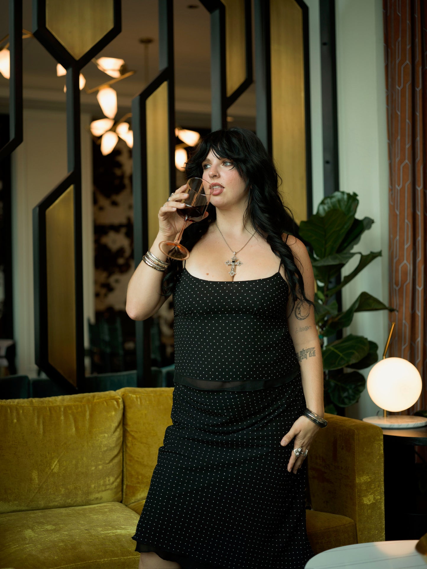 Kate Polka Dot Midi Skirt