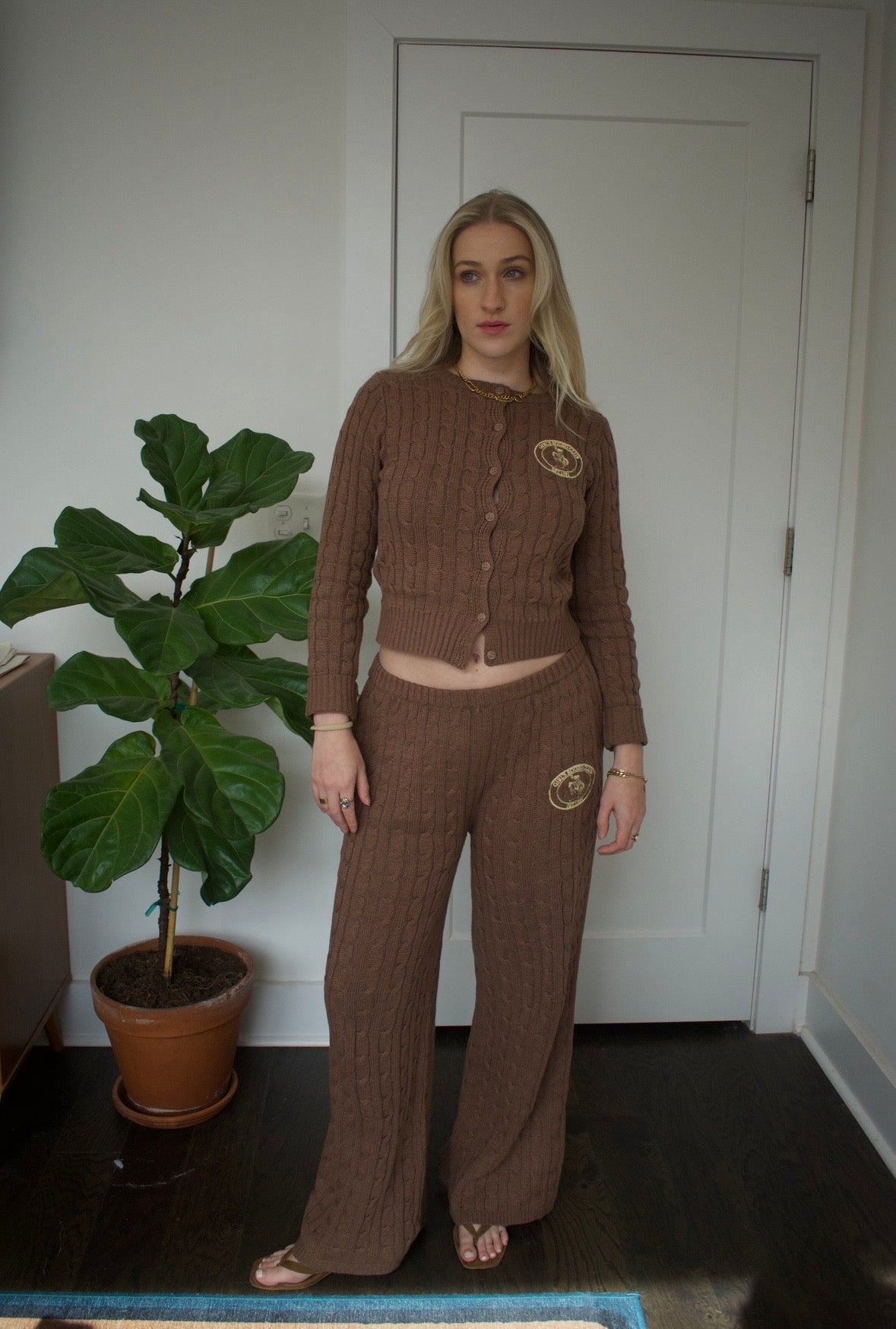 Ameile Cable Knit Pants