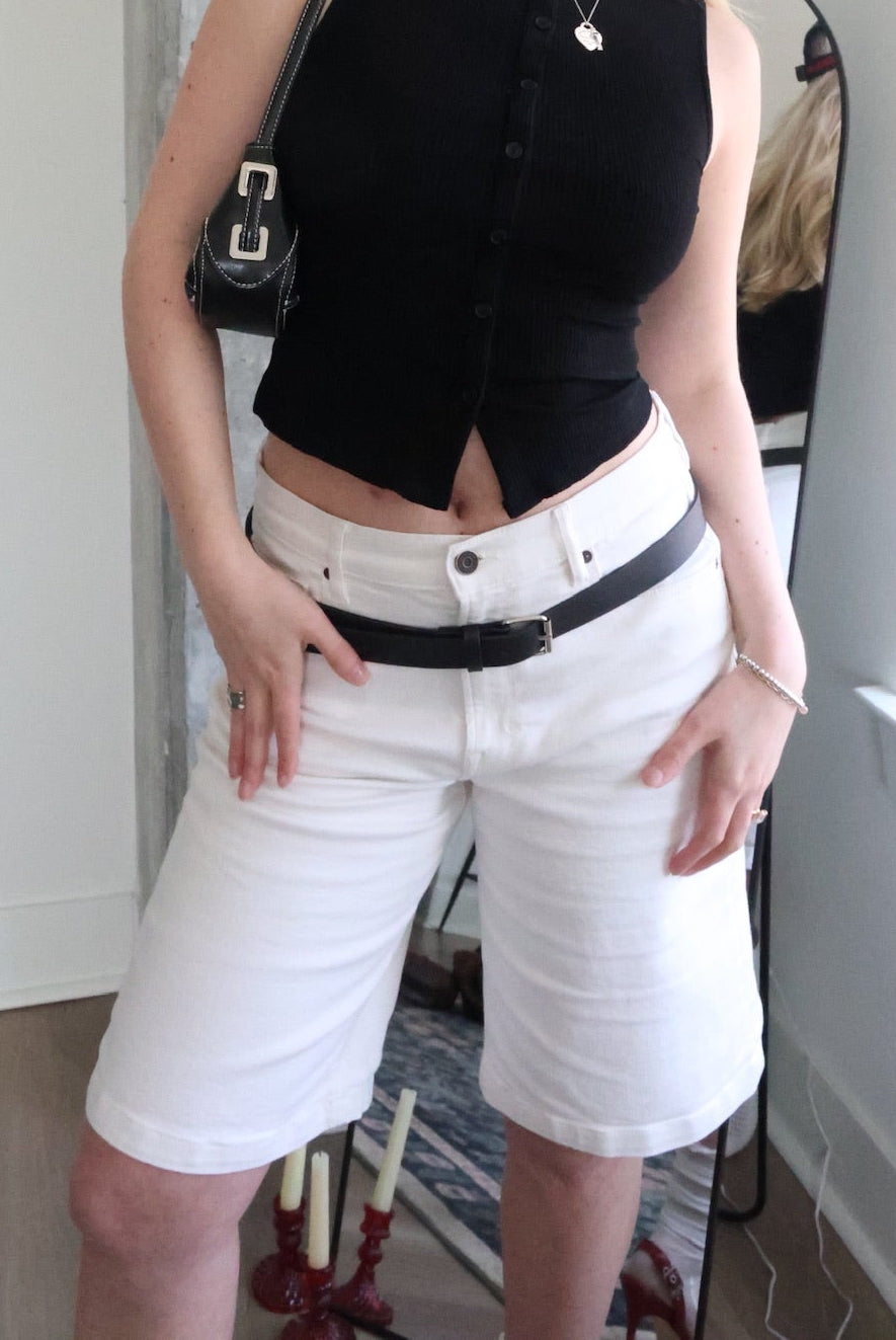 Pearl Denim Shorts