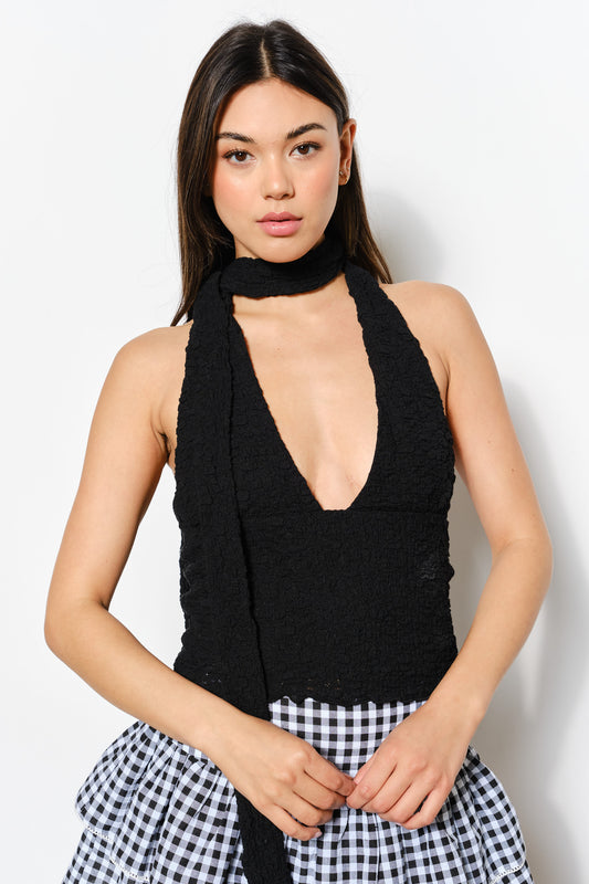 Esme Halter Top Black